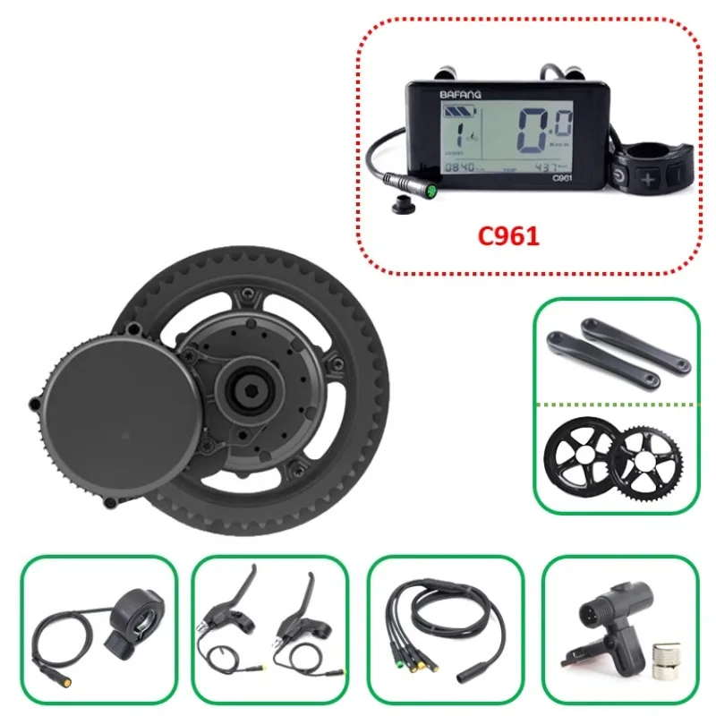 G340 Mid Drive Motor Kit C961  - Mid Drive Motor Kit 52V 1000W review and price