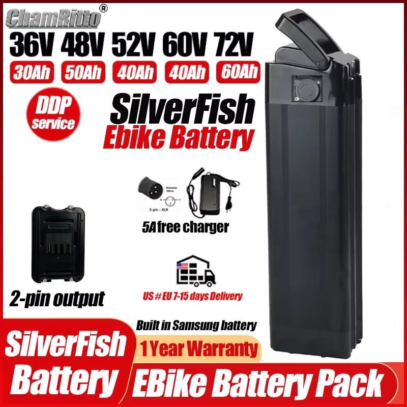 36v48v52v 60v 72v Bafang 1000w - Electric Bicycle Battery 72V 30Ah review and price