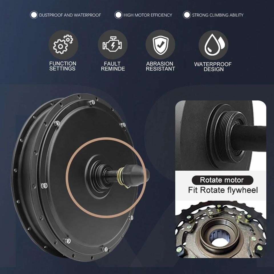 MTX 48V52V 2000W Ebike Motor W - 72V 5000W Hub Motor Kit review and price