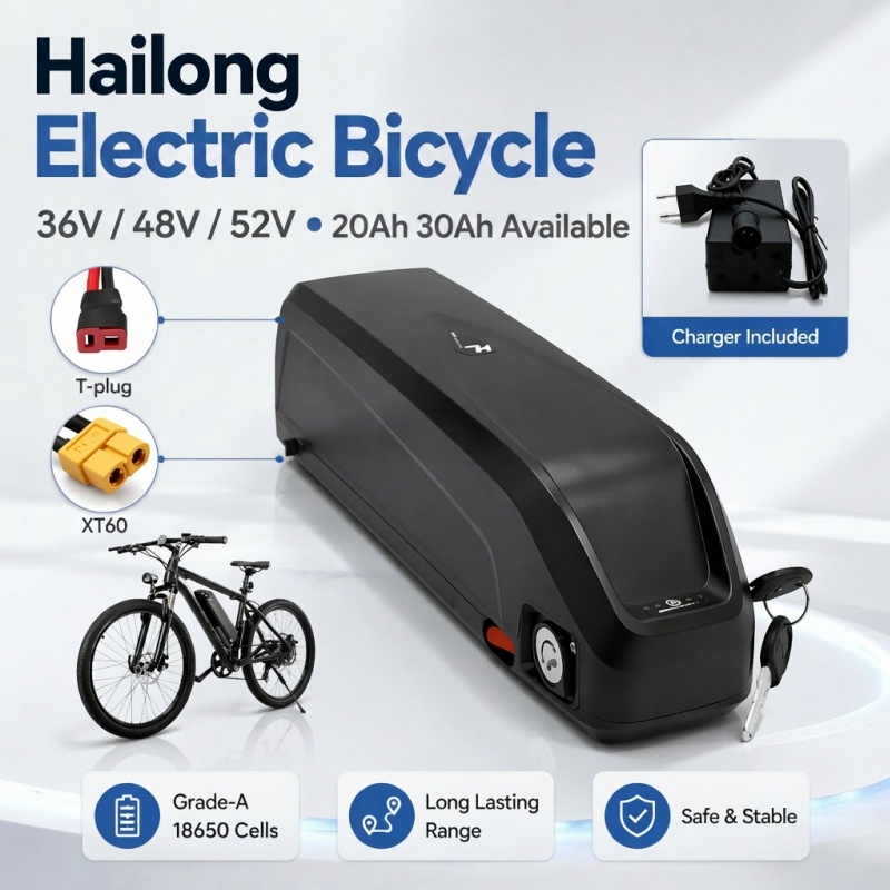 Versatile Hailong Battery, Mul - Ebike Battery 48V 20Ah Hailong review and price