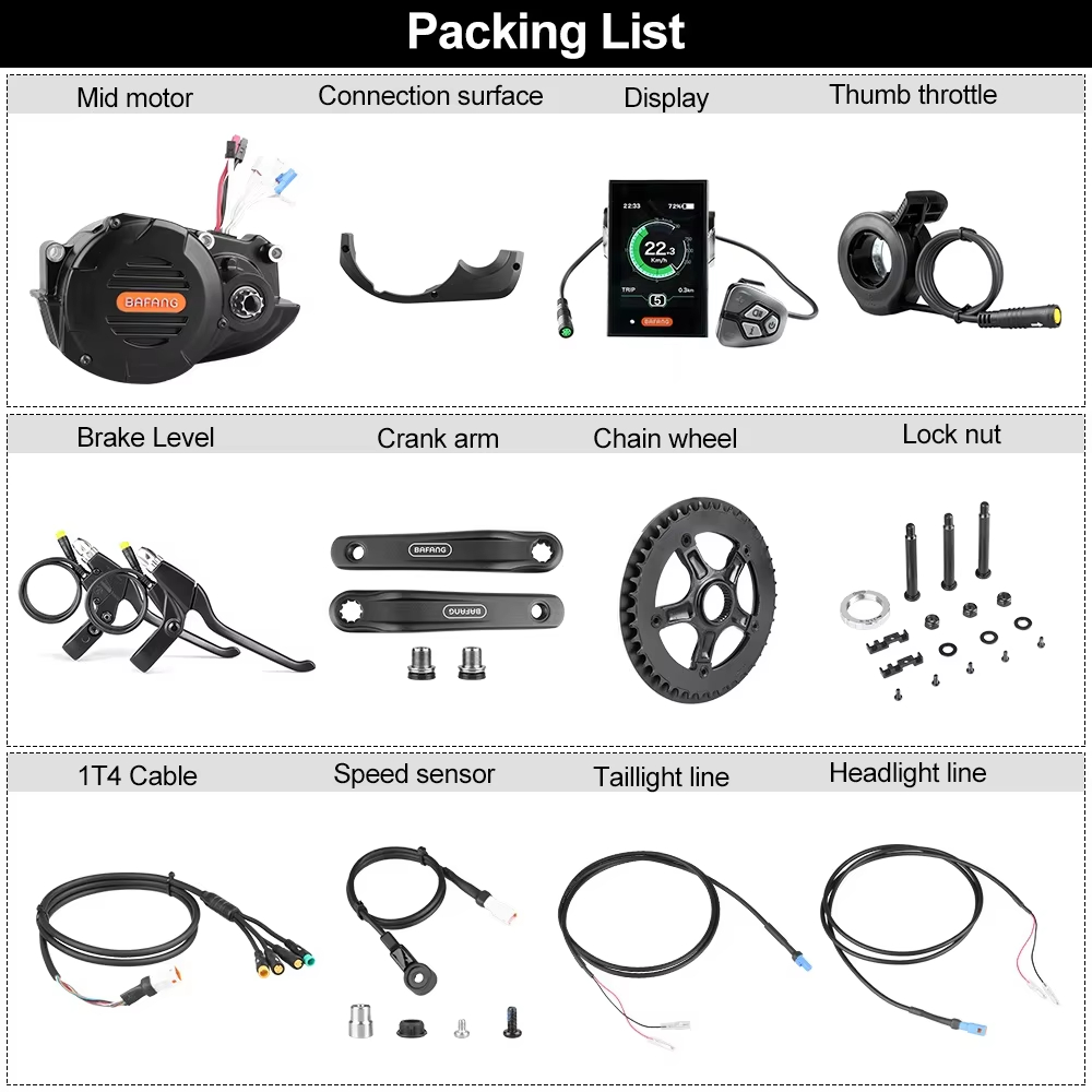 Bafang M620 G510 48V 52V 1000W - Mid Drive Motor Kit 52V 1000W review and price